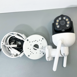 【Only Compatible with Bullet Cameras】 Universal Bullet Security Camera Mount Bracket Hide Cable, Metal Electric Enclosure, Waterproof Outdoor Camera Cover, Base Junction Box for CCTV Cams