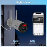 Outdoor Wireless Security Camera System with 2‑Way Audio (Enjoy $10 Off Instantly)