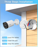 【ABS IP54 Waterproof】 Universal Bullet Security Camera Junction Box, Waterproof Security Camera Box, CCTV Junction Box