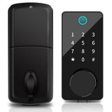 Smart Door Lock, Keyless Entry Bluetooth Door Locks, Finger Print Auto-Lock，Front Door Smart Lock Works with APP Control, Digital Password